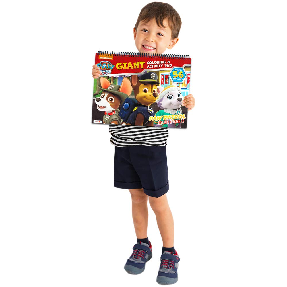 Bendon Paw Patrol stickers inside coloring book for extra creative play