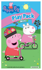 Two mini crayons included with Bendon Peppa Pig mini play packs.