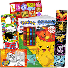 Bendon Pokemon Stickers Activity Set for crafts and coloring fun.