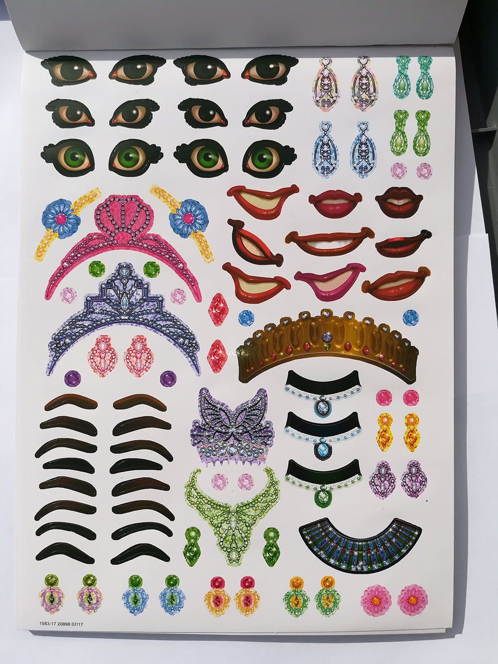 Bendon Princess stickers spread reveals 300 designs for imaginative crafts.