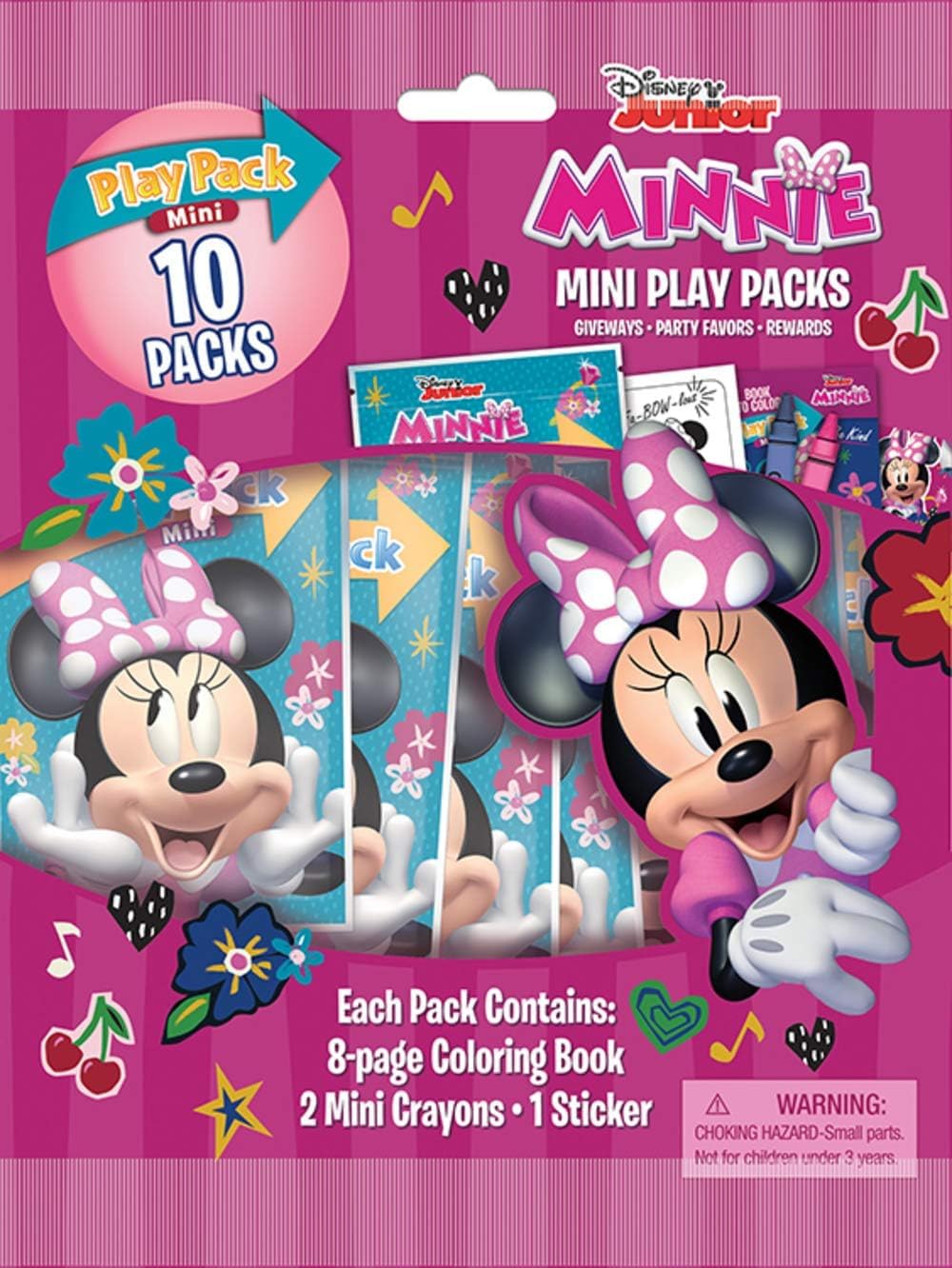 Bendon Publishing Minnie Mouse Play Pack coloring book for imaginative play