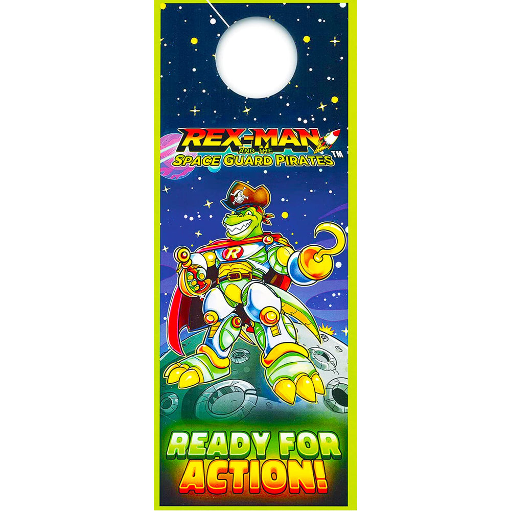 Bendon Rex-Man door hanger adds themed room decor and playful cues for fans.