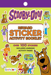 Bendon Scooby Doo stickers pad front cover shows official licensed branding for kids