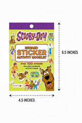 Bendon Scooby Doo stickers pad interior pages invite coloring and sticker play