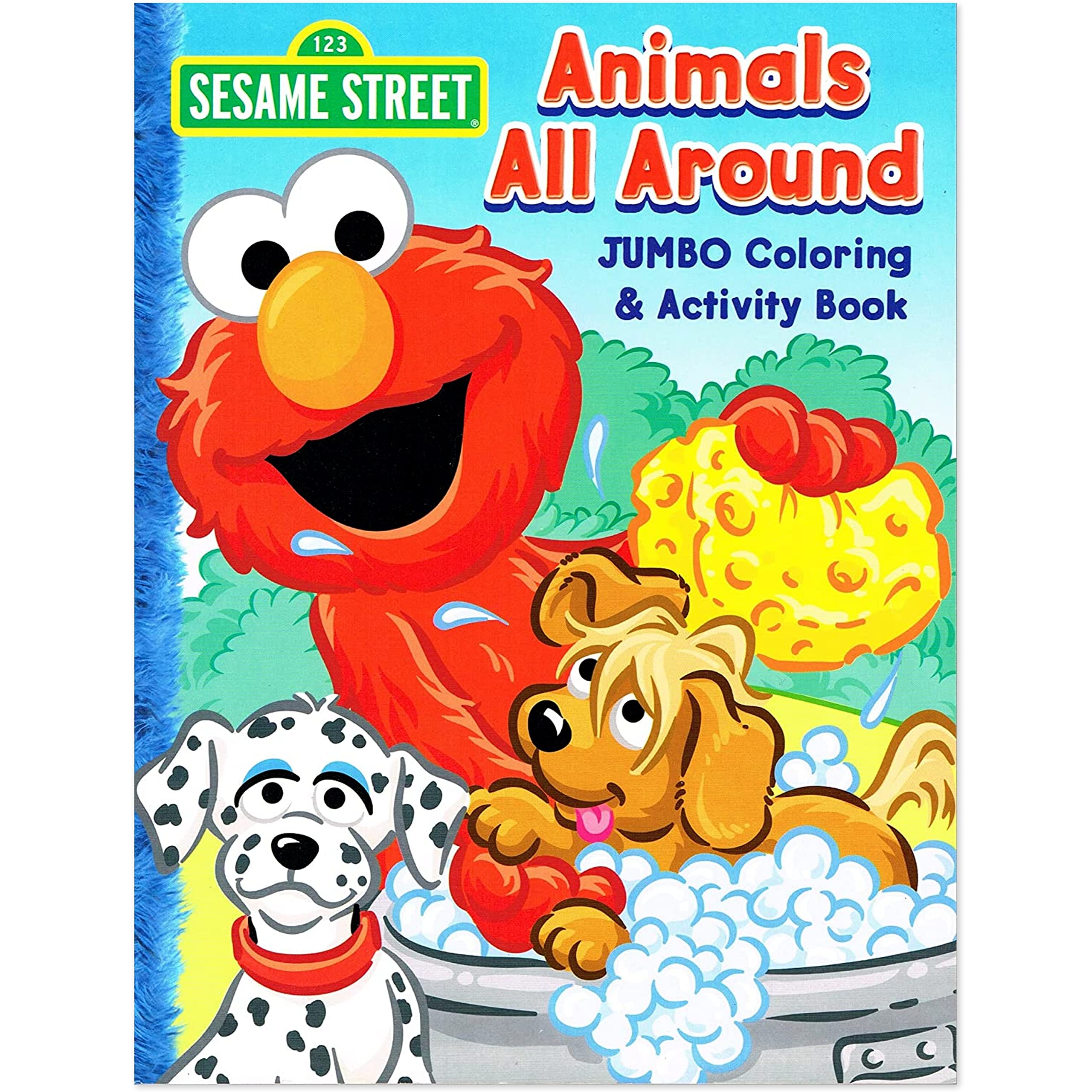 Bendon Sesame Street character-themed pages invite storytelling and color exploration