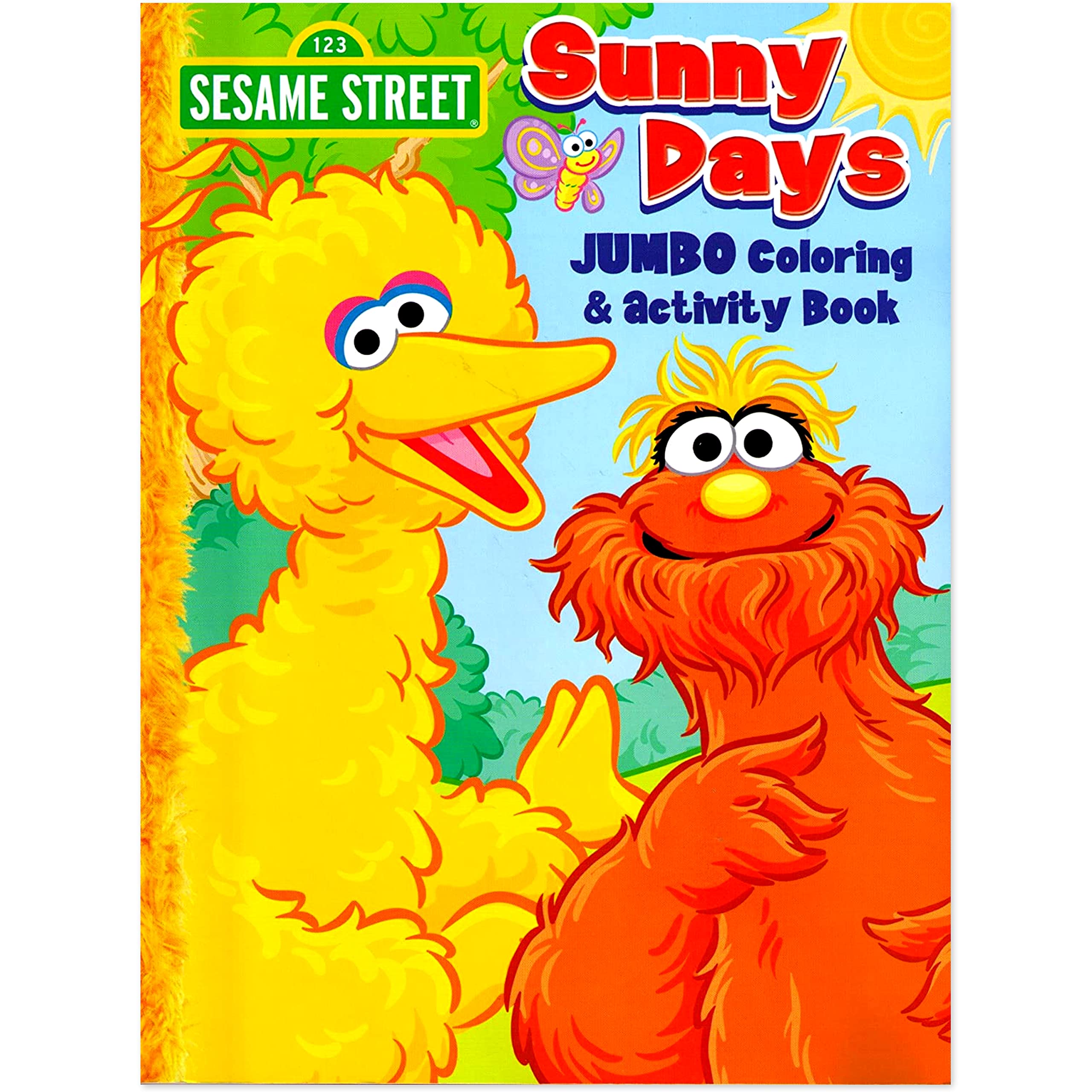 Bendon Sesame Street coloring page features friendly characters for creative coloring