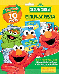 Bendon Sesame Street mini pack coloring book for kids' quiet time