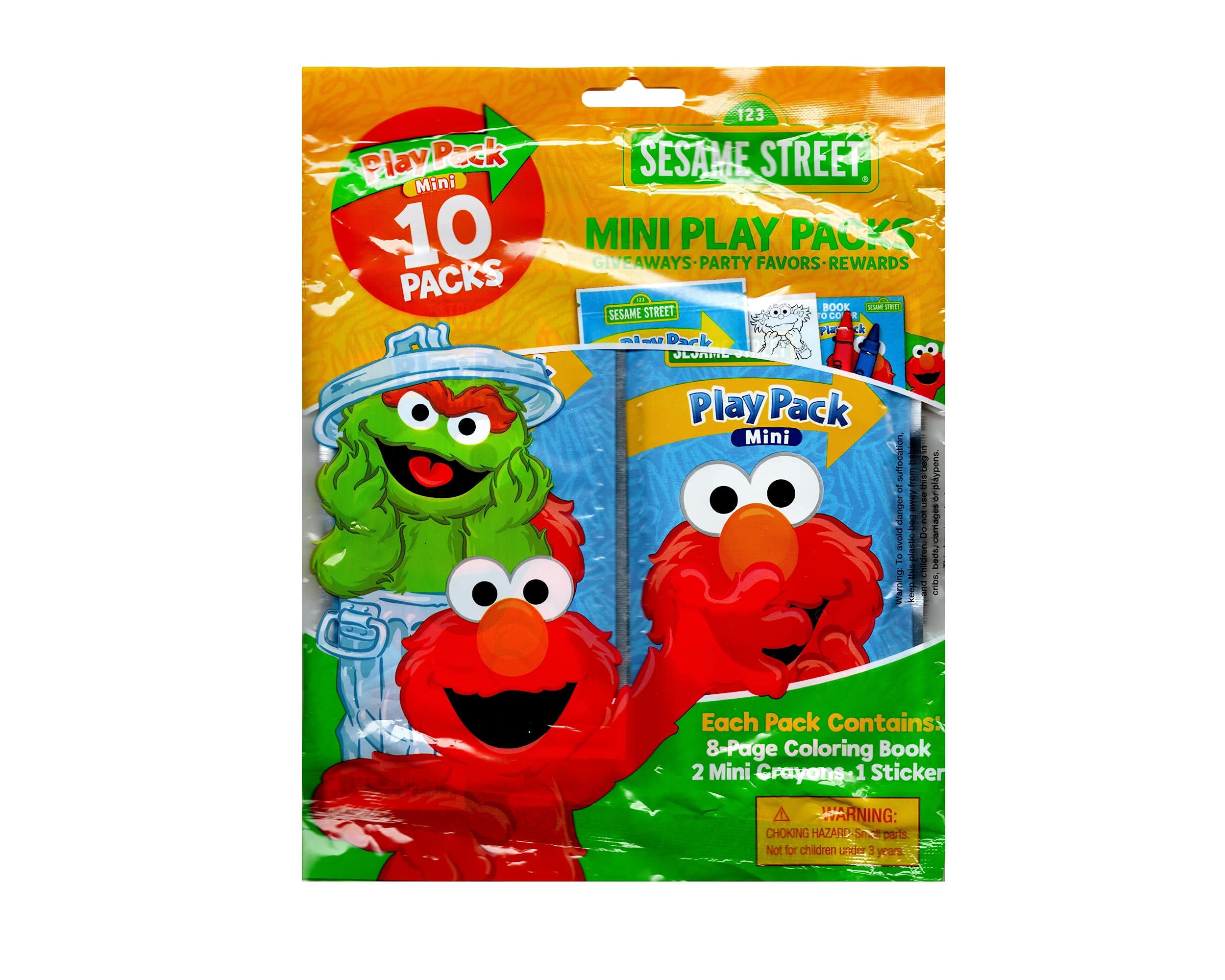 Bendon Sesame Street mini pack crayons included for portable art