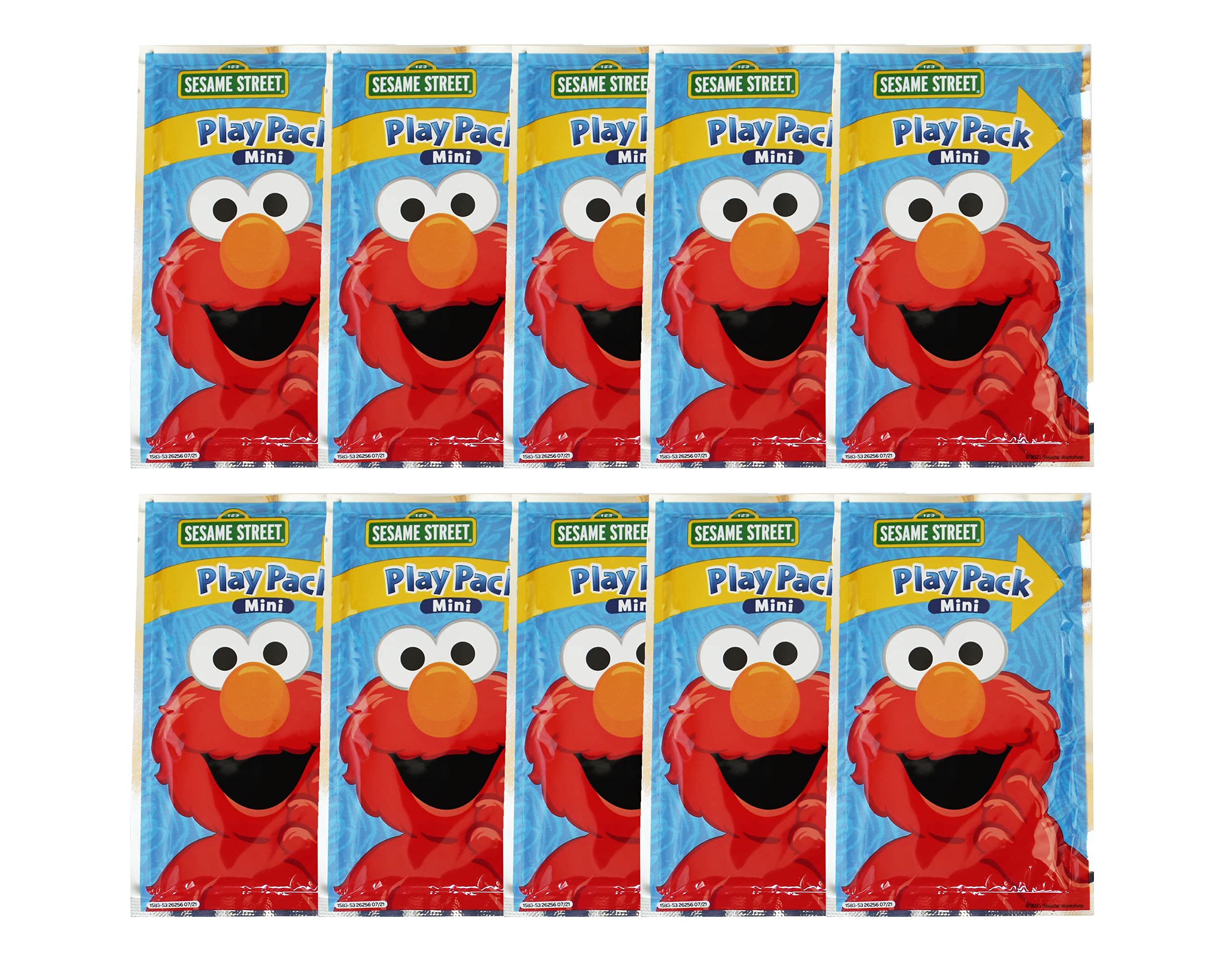 Bendon Sesame Street mini pack packaging showing the 10-pack set
