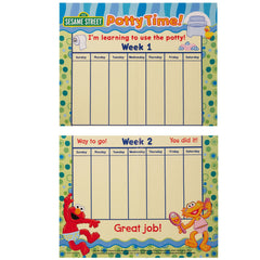 Bendon Sesame Street Potty Time chart helps track progress with fun characters.