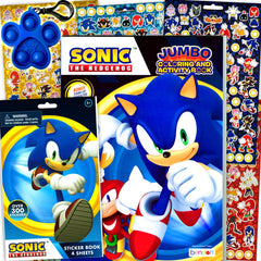 Bendon Sonic coloring book cover with bold artwork for kids' creative play