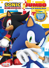 Bendon Sonic coloring book cover with bold colors for imaginative play.