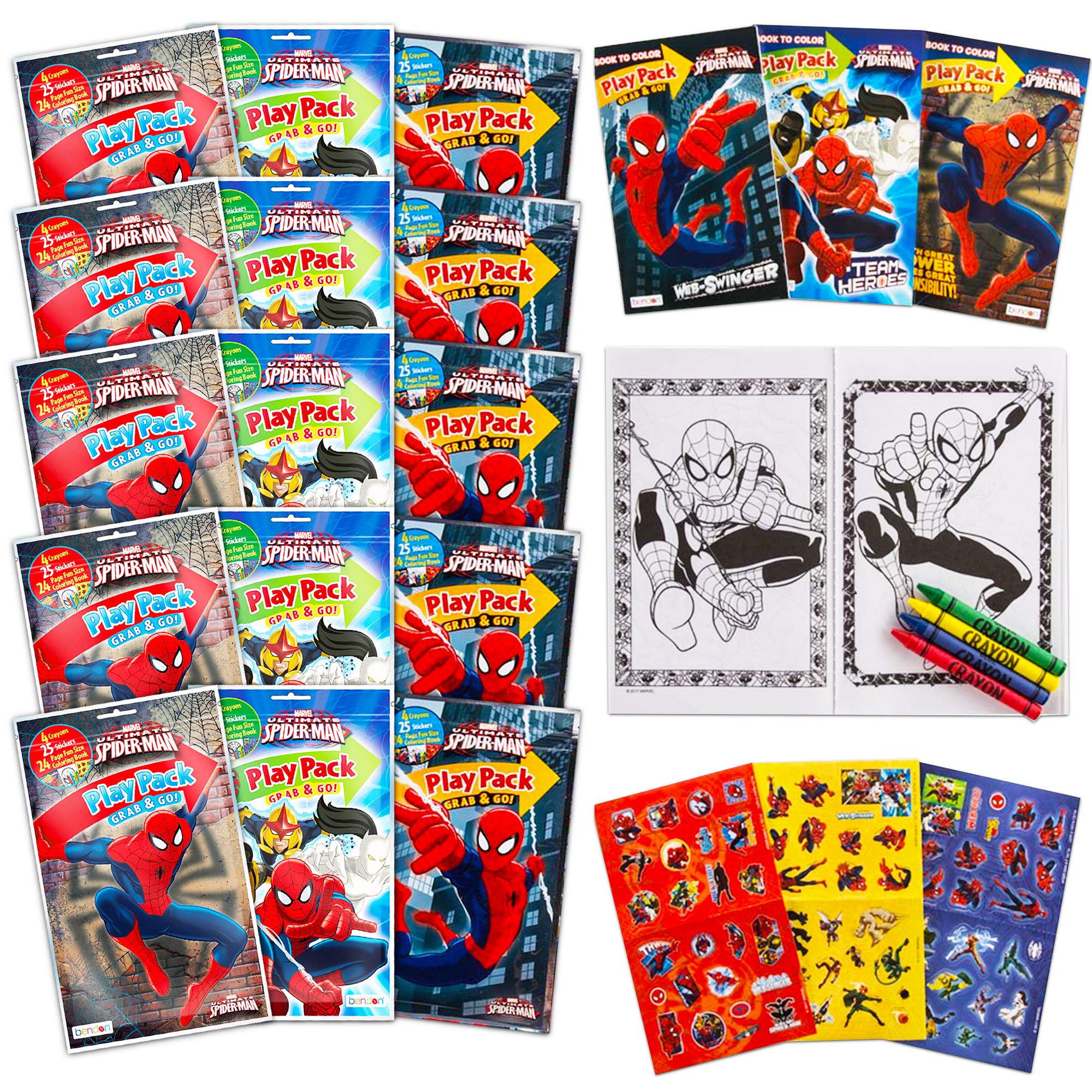 Licensed Spider-Man toys from Bendon, great as gifts or prizes