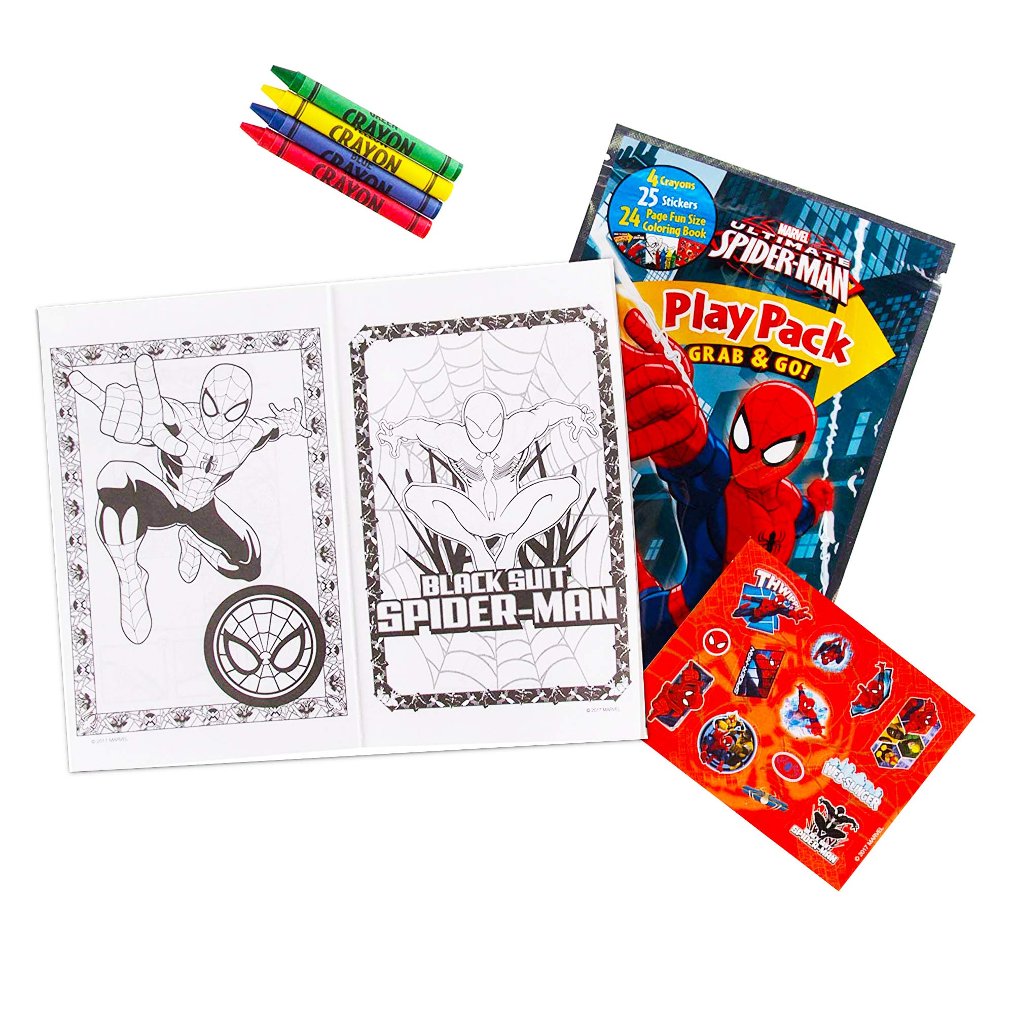 Official red Spider-Man loot bags for party favors and giveaways