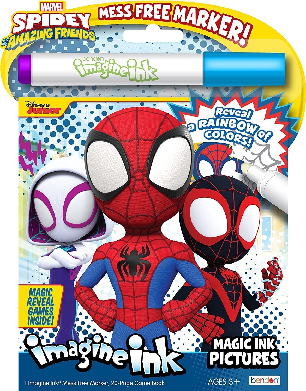 Bendon Spidey Grab and Go Pack delivers portable fun for trips.