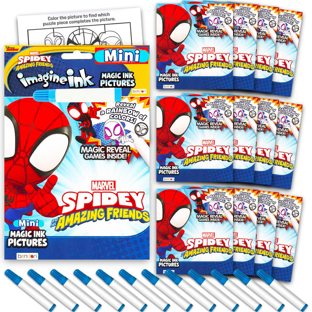 Party favors bundle by Bendon Spidey Imagine Ink ready for gifting at events.