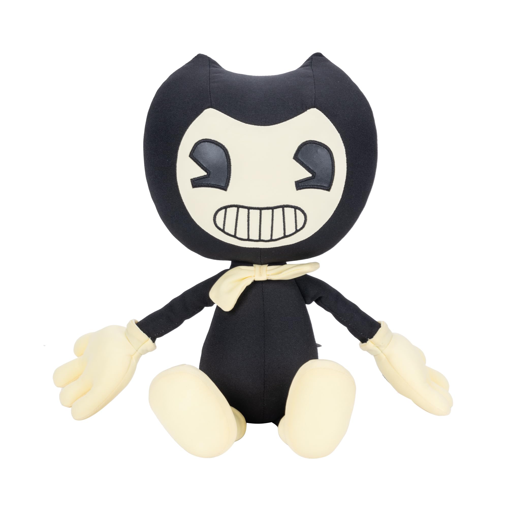 Bendy plush 16-inch front view, premium soft material for display and cuddle.