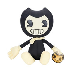 Bendy plush 16-inch side view, detailed design ideal for shelf display.