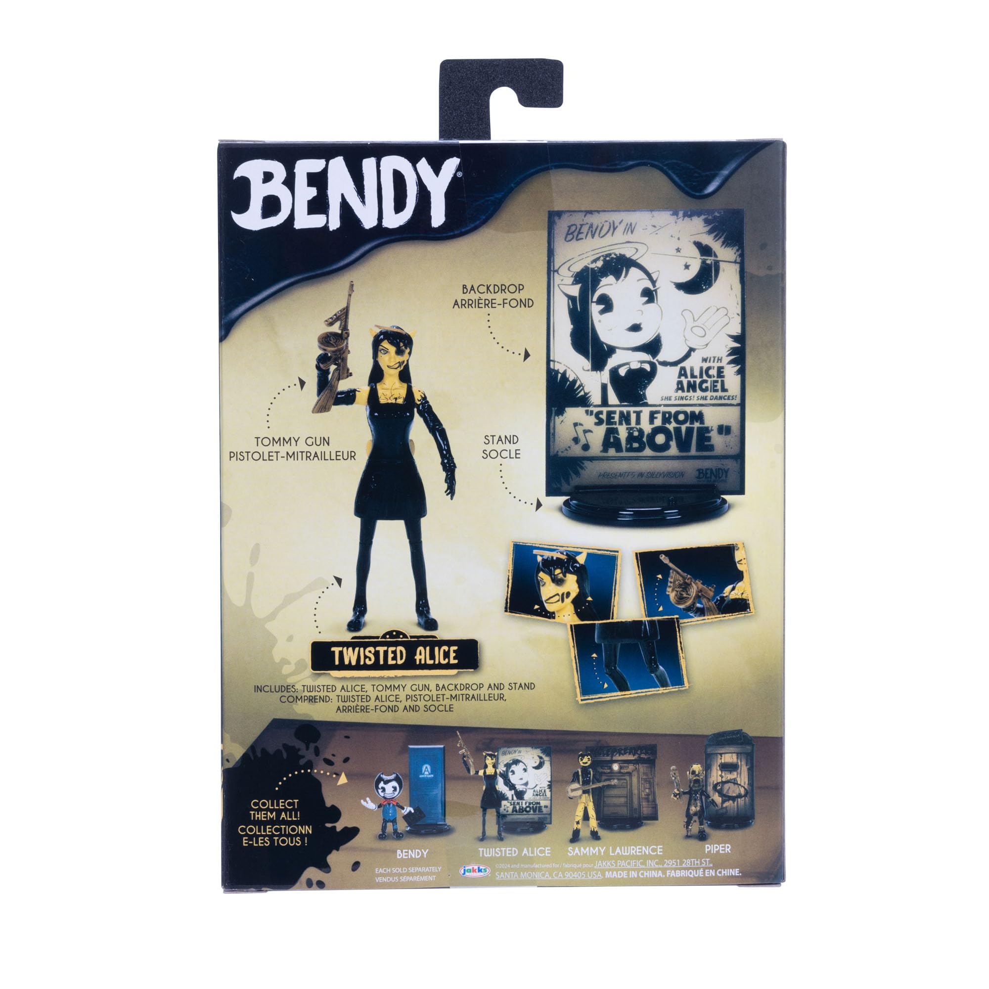 Bendy Twisted Alice figure built for durable display in collections.