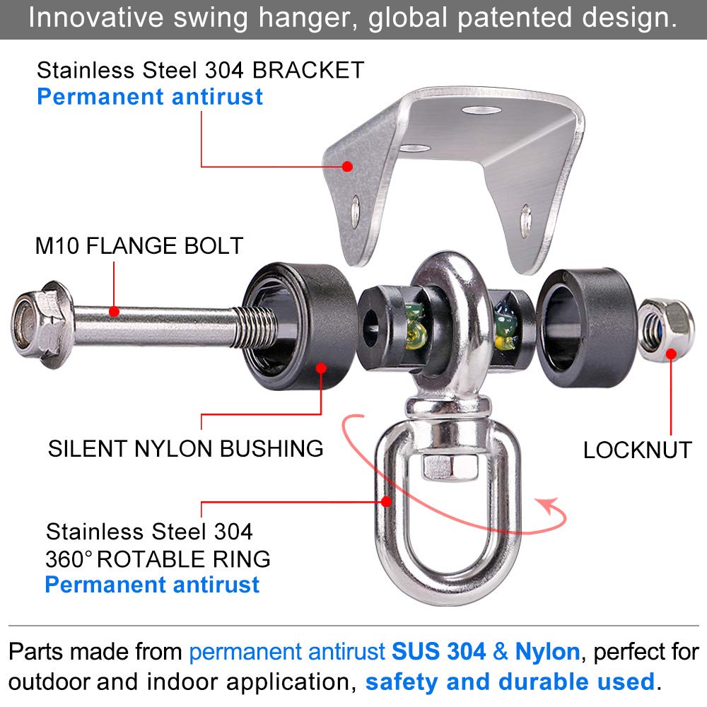 BeneLabel 1000 lb capacity hanger supports heavy setups.