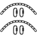 BeneLabel 28-inch hanging chains with four carabiners for secure overhead mounting