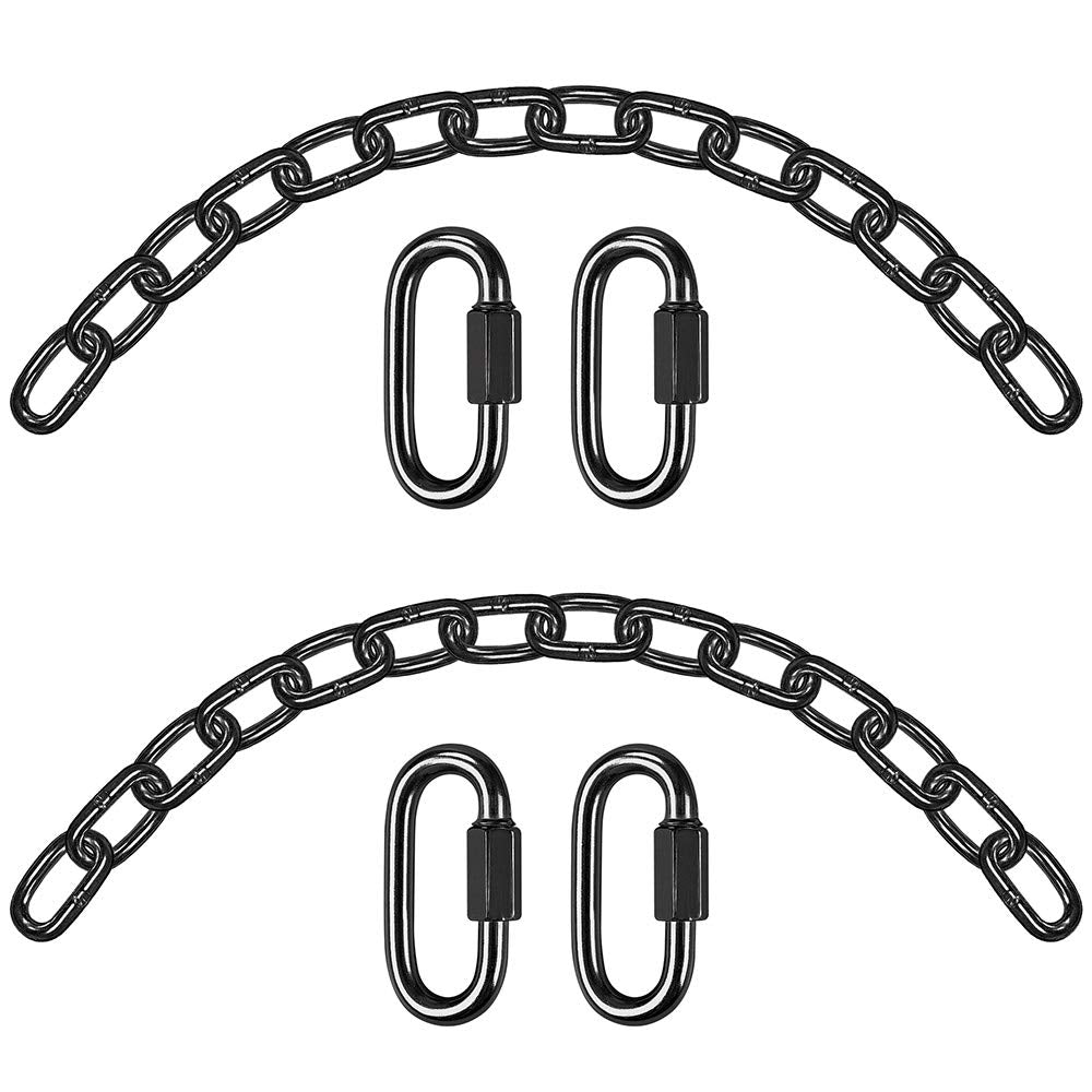 BeneLabel 28-inch hanging chains with four carabiners for secure overhead mounting