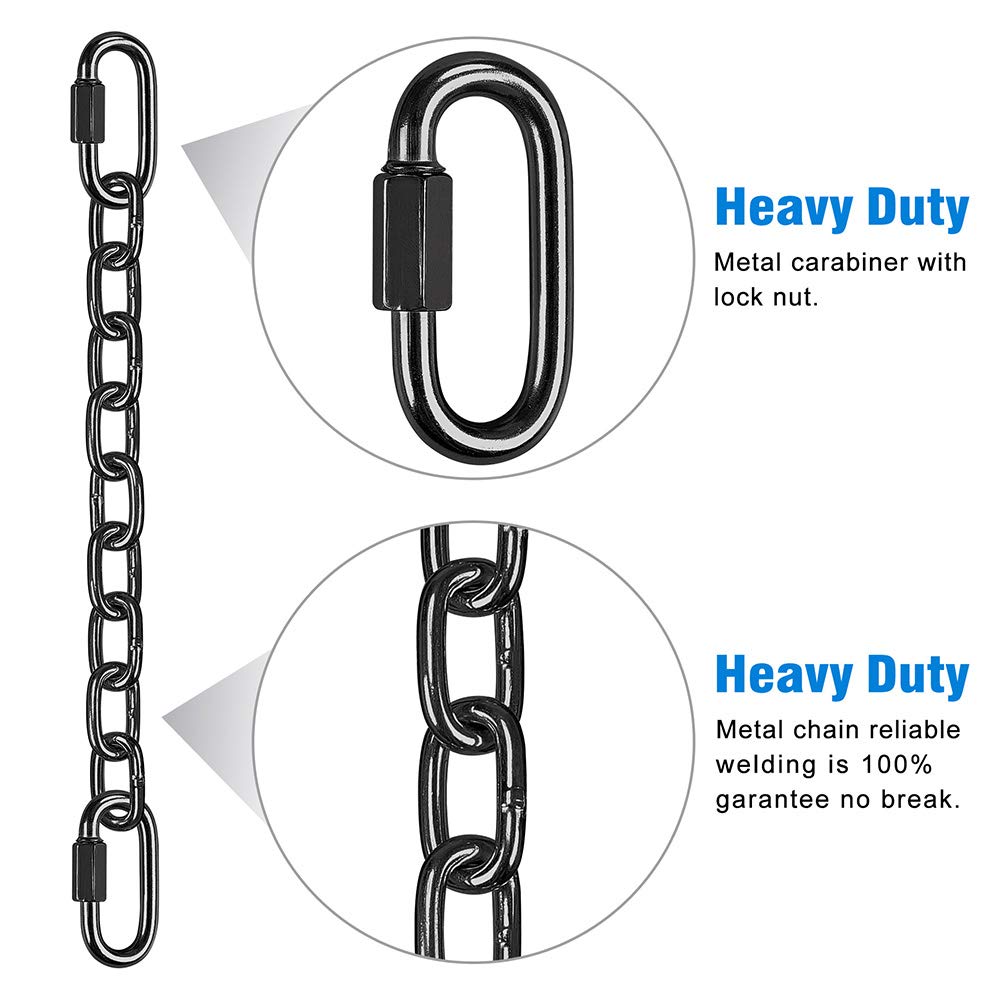 BeneLabel includes two chains and four carabiners for versatile mounting