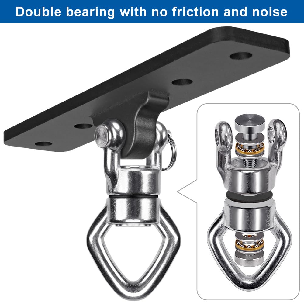 BeneLabel hanging-chair mount provides sturdy anchor for indoor-outdoor seating.