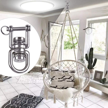 BeneLabel swing 304 stainless steel rings resist rust for durable outdoor and indoor use.