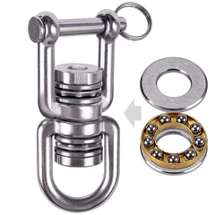 BeneLabel swing swivel with 360-degree rotation enabling smooth motion for swings and aerial rigs.