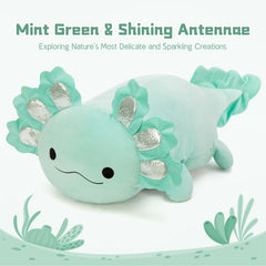 BENINY axolotl plush ideal for sleepovers and travel cuddles