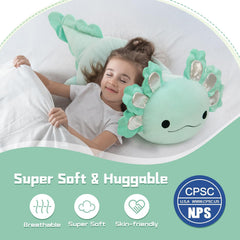 BENINY mint axolotl plush design and charm