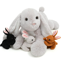 BENINY mommy bunny in a family set showing soft plush for hugs and bedtime