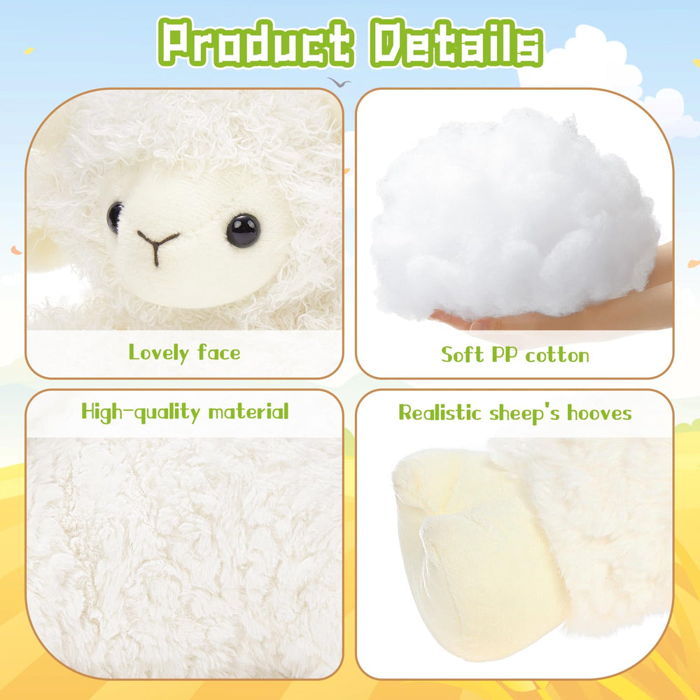 BENINY lamb playset shown in a child's room for storytelling and cuddling