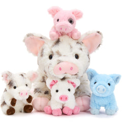 BENINY Mommy spotted 16-inch pig plush for cozy hugs and imaginative play.