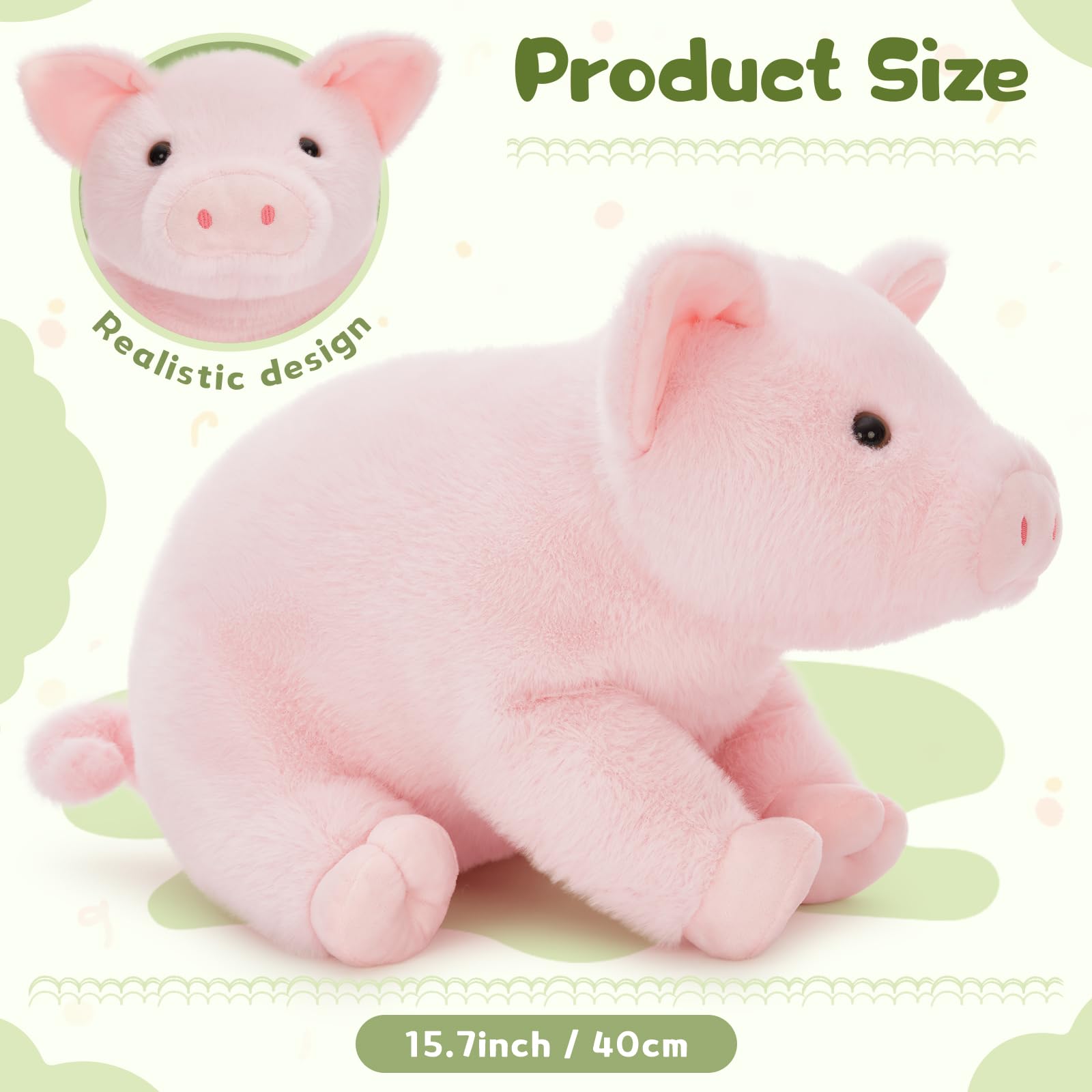 BENINY piglets-in-belly reveal, soft plush with hidden surprise for storytelling.