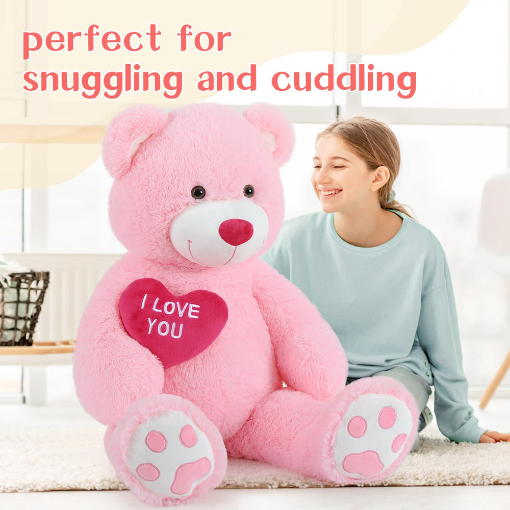 BENINY oversized cuddly friend with durable construction for everyday play.