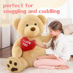 BENINY teddy with wide smile delivers instant cheer