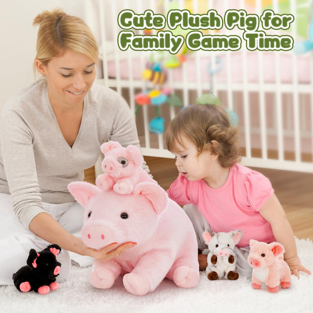 BENINY zippered belly design keeps piglets secure during play.