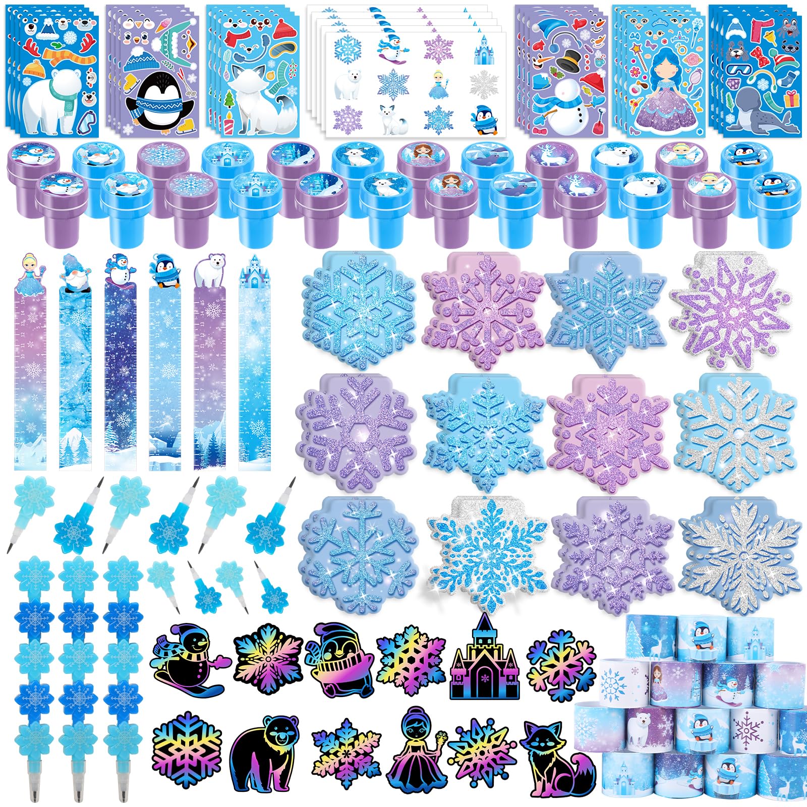BenLouis frozen notebooks for classrooms, compact 3x3 inches, ideal rewards