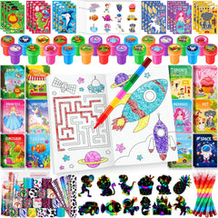 BenLouis 192Pcs mini coloring books for kids' party crafts and coloring fun
