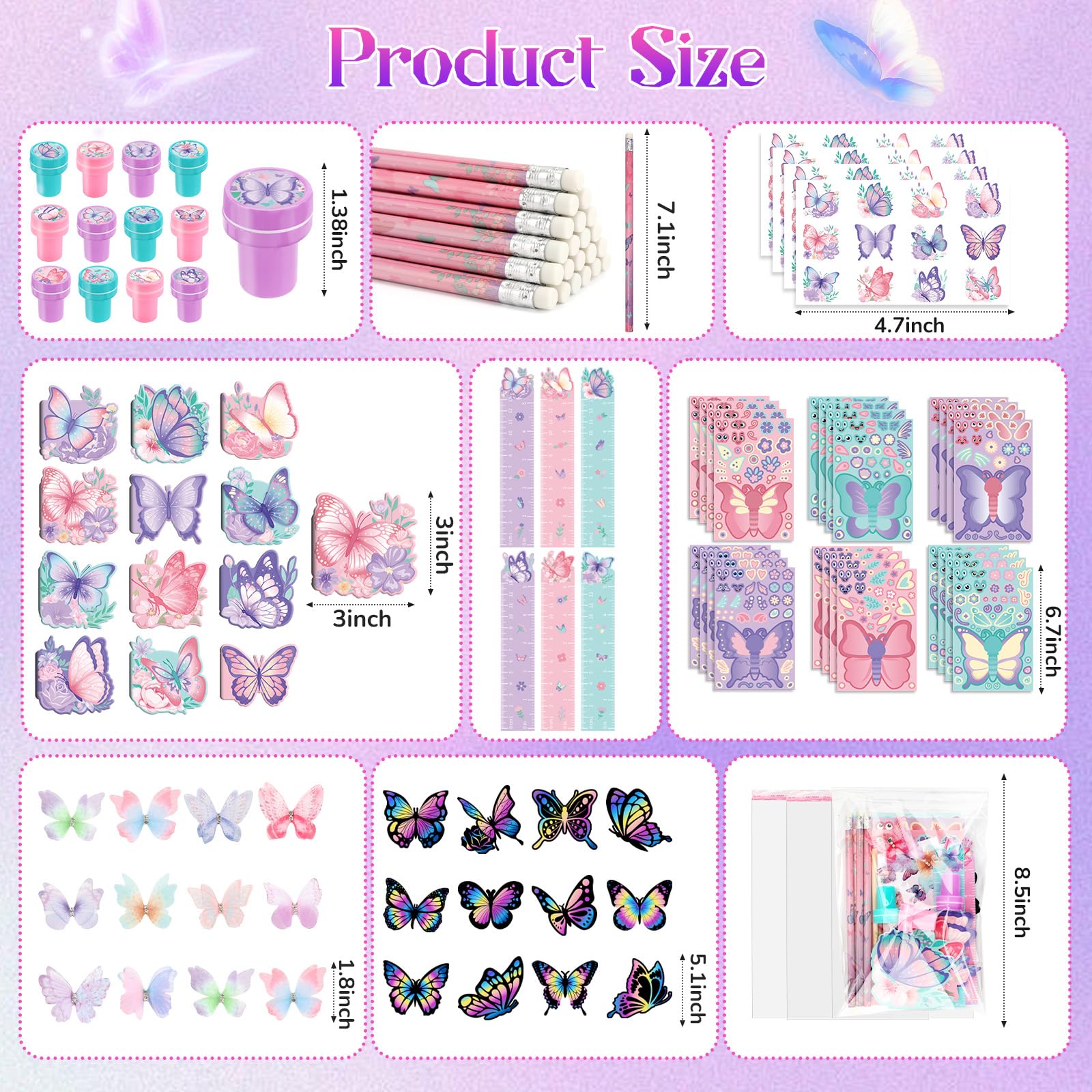BenLouis butterfly rulers for precise measurements in activities