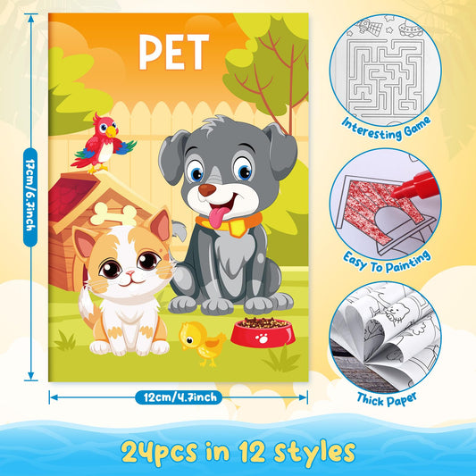 BenLouis coloring book inner pages show varied designs for bright coloring fun.