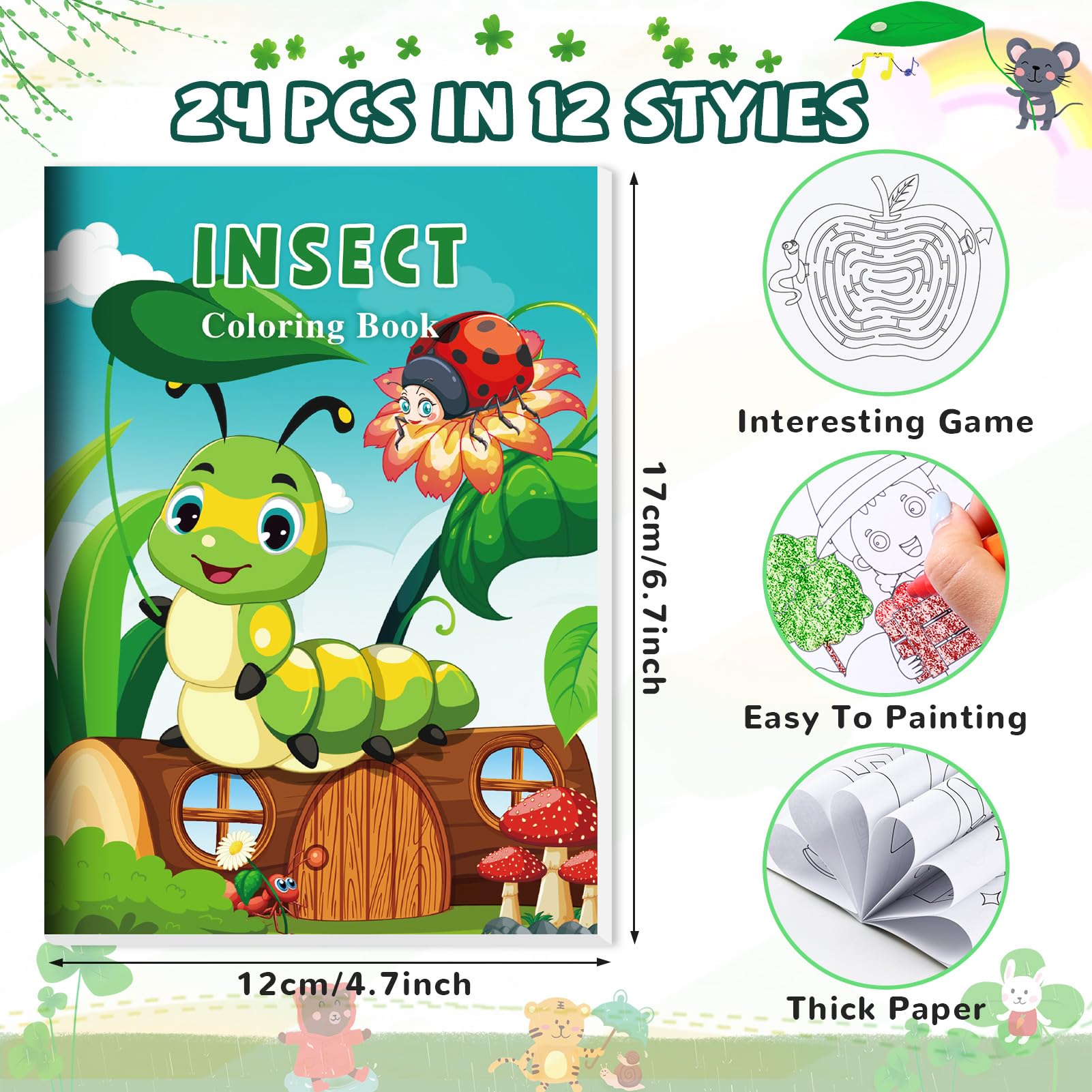 BenLouis coloring book pages inside showcase fun patterns for developing fine motor skills