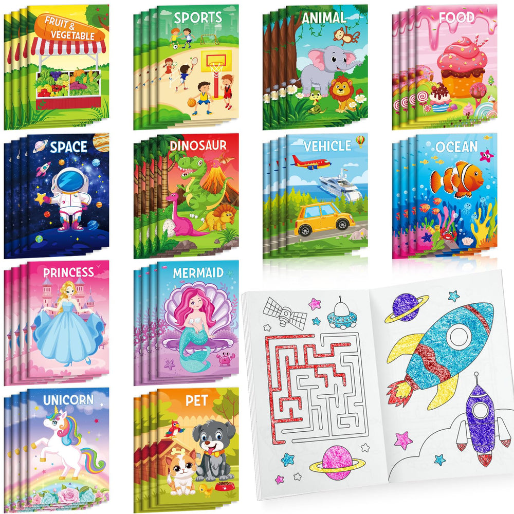 BenLouis coloring book cover; compact party favor, easy to spot and great for gifts.