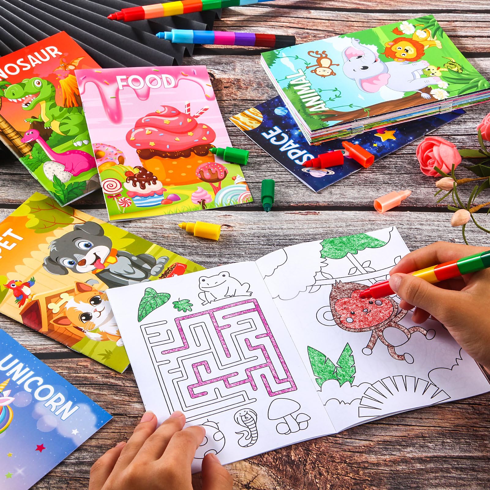 BenLouis coloring book travel-friendly size; perfect for on-the-go kids activities during trips.