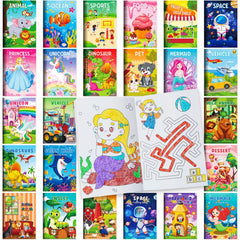BenLouis mini coloring book cover for travel and party favors