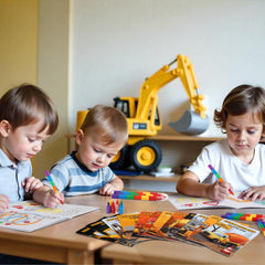 BenLouis mini coloring book handheld size perfect for little hands.