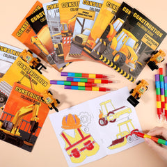 BenLouis kids coloring book for construction theme, perfect for travel and classroom activities.