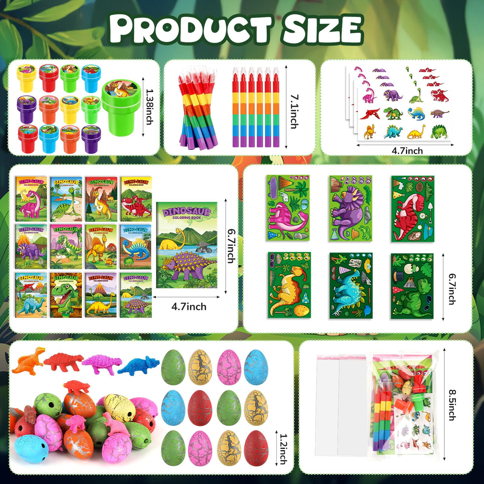 BenLouis dino stamps provide clean impressions for creative crafts.